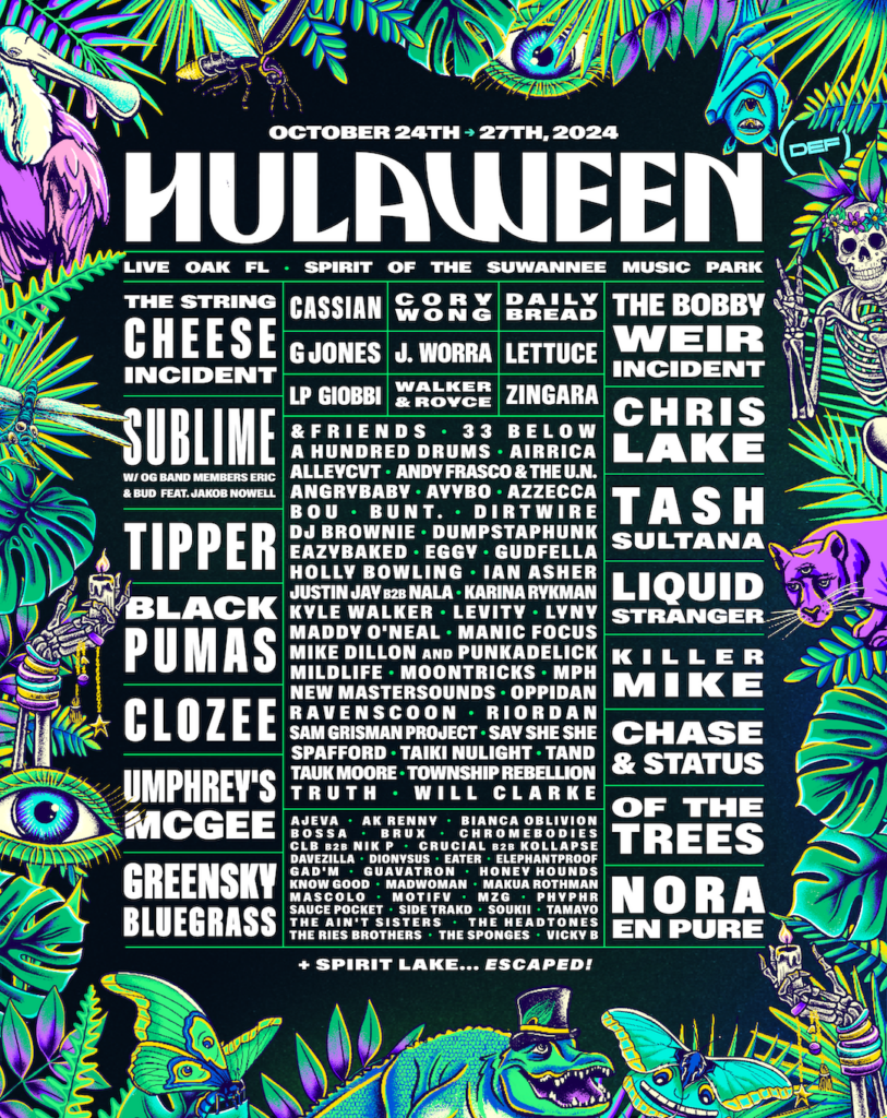 Hulaween 2024 Full Lineup